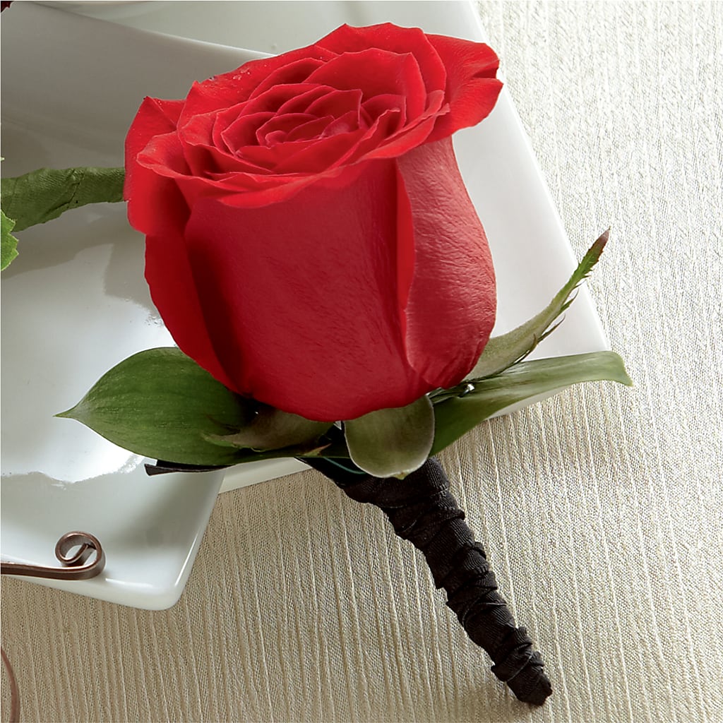 Red Rose Boutonniere – A&L FLORAL, Hamilton NJ