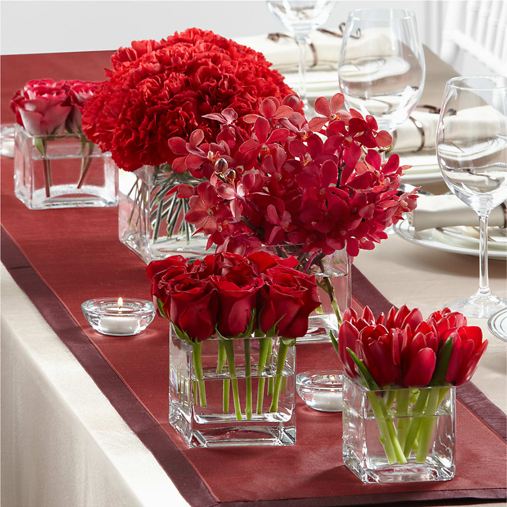 Modern Grace Centerpiece – A&L FLORAL, Hamilton NJ