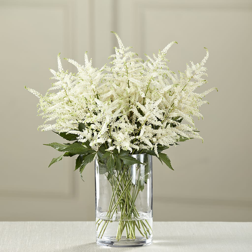 White Astilbe Bouquet – A&L FLORAL, Hamilton NJ