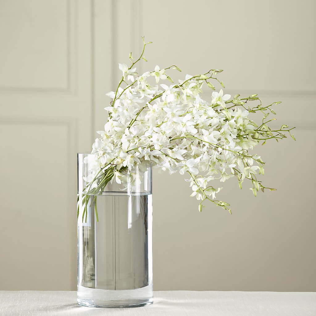 White Dendrobium Bouquet – A&L FLORAL, Hamilton NJ