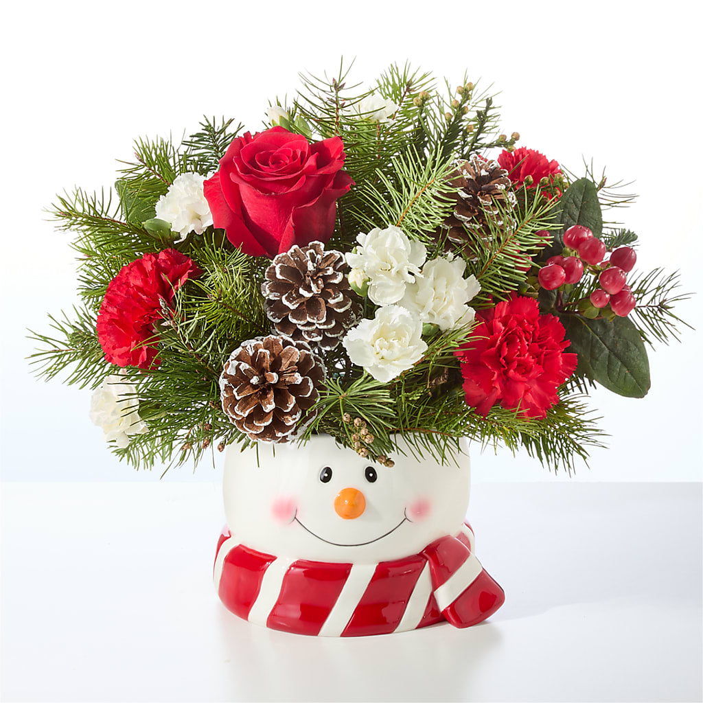Jolly Snowman Bouquet – A&L FLORAL, Hamilton NJ