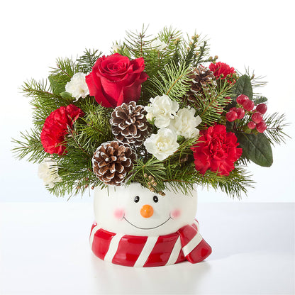 Jolly Snowman Bouquet – A&L FLORAL, Hamilton NJ