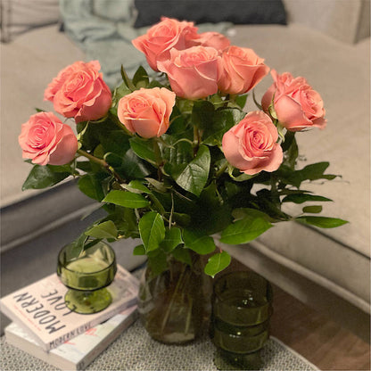 Long Stem Pink Rose Bouquet – A&L FLORAL, Hamilton NJ