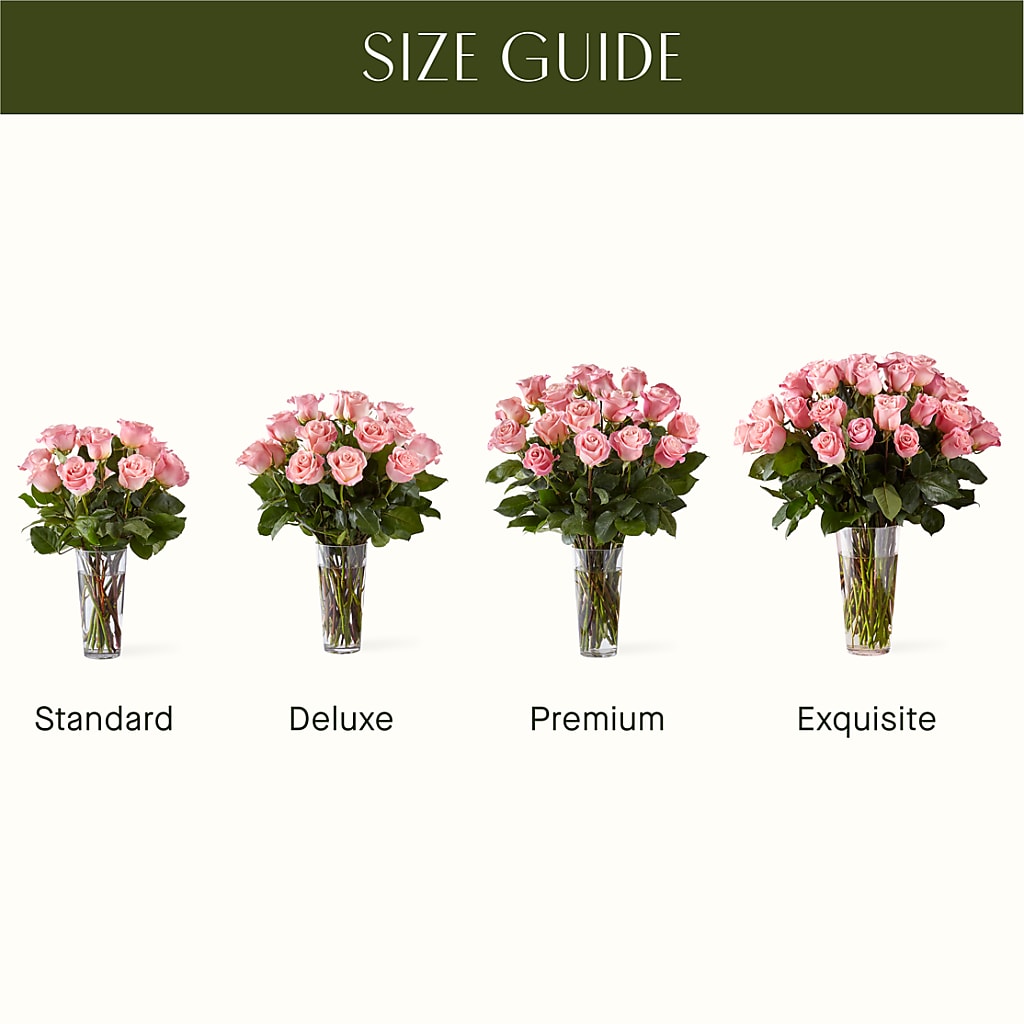 Long Stem Pink Rose Bouquet – A&L FLORAL, Hamilton NJ