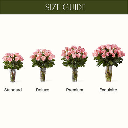 Long Stem Pink Rose Bouquet – A&L FLORAL, Hamilton NJ