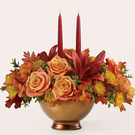 Harvest Table Centerpiece – A&L FLORAL, Hamilton NJ