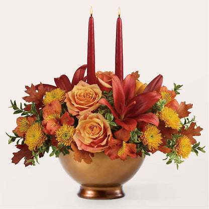 Harvest Table Centerpiece – A&L FLORAL, Hamilton NJ