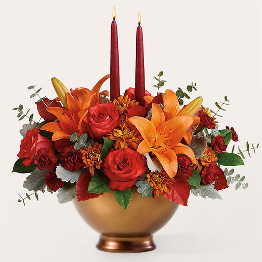Fruits of Fall Centerpiece – A&L FLORAL, Hamilton NJ