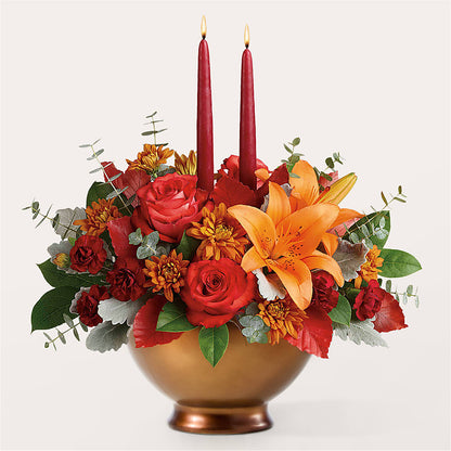 Fruits of Fall Centerpiece – A&L FLORAL, Hamilton NJ