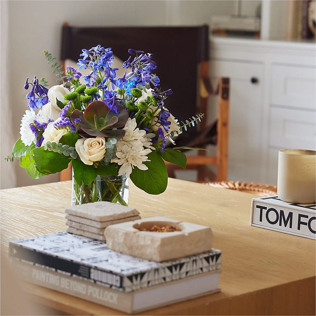Cerulean Waves Bouquet – A&L FLORAL, Hamilton NJ