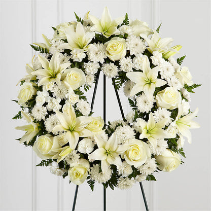 Treasured Tribute Wreath – A&L FLORAL, Hamilton NJ
