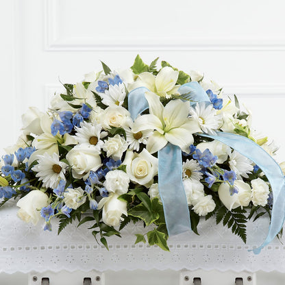 Tender Treasure Casket Spray – A&L FLORAL, Hamilton NJ