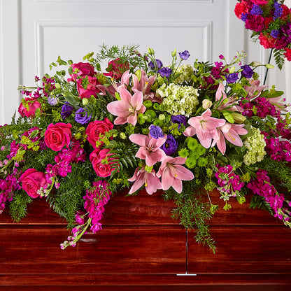 Radiant Tribute Casket Spray – A&L FLORAL, Hamilton NJ