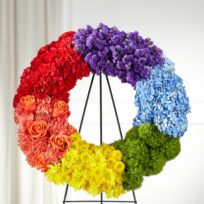 Circle of Love Wreath – A&L FLORAL, Hamilton NJ