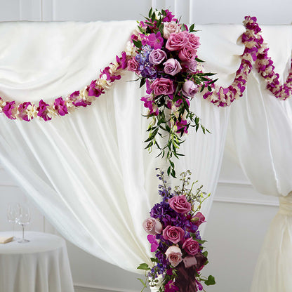 Color & Light Chuppah Decor – A&L FLORAL, Hamilton NJ