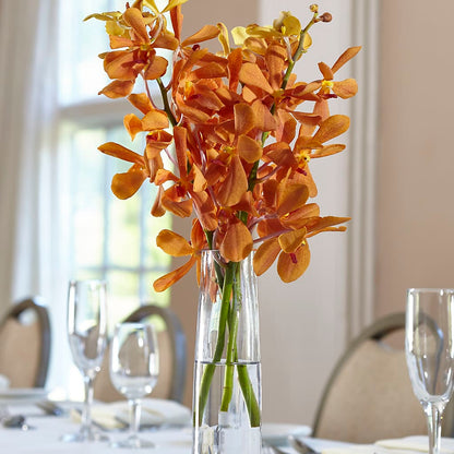 Orange Mokara Bud Vase – A&L FLORAL, Hamilton NJ